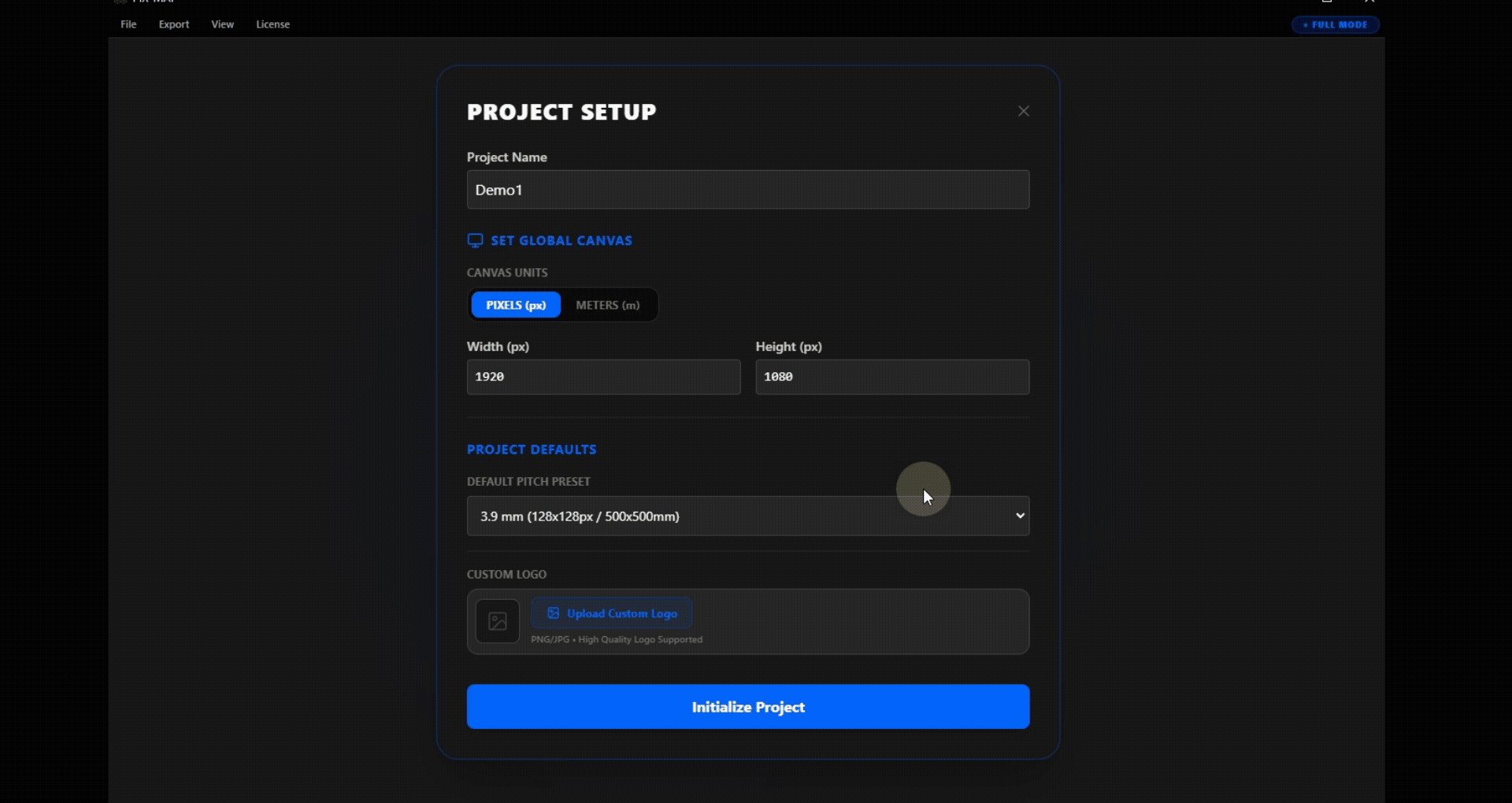 Step 3, Uploading a brand logo to the canvas