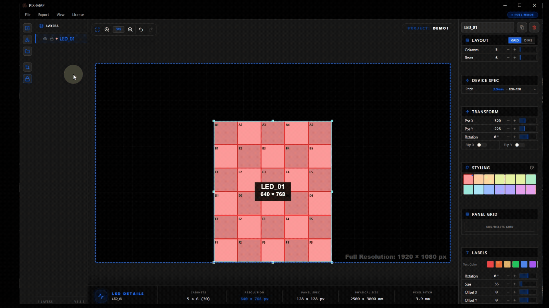 Step 5, Adding multiple LED surfaces